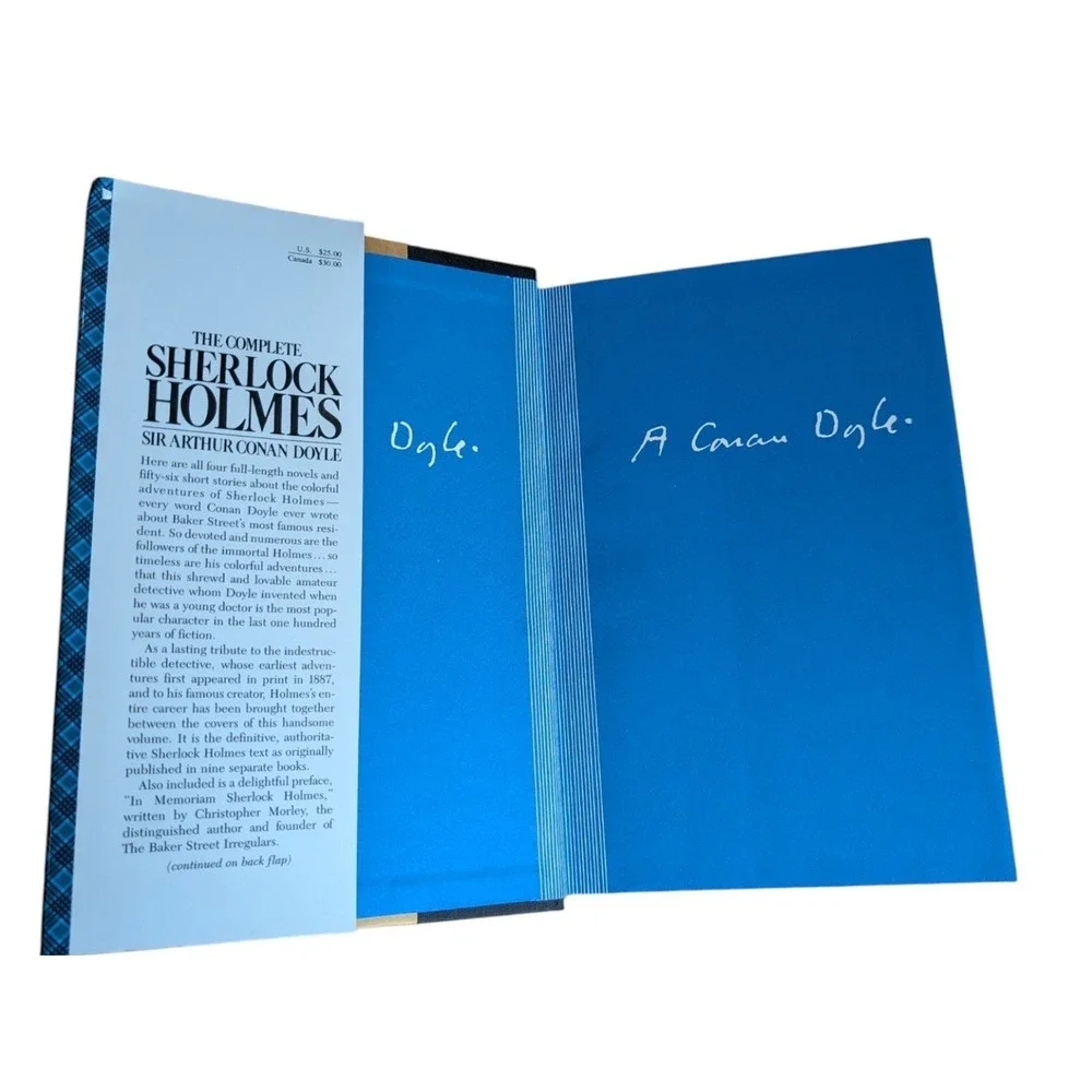 The Complete Sherlock Holmes Sir Arthur Conan Doyle Doubleday Hardcover Book
